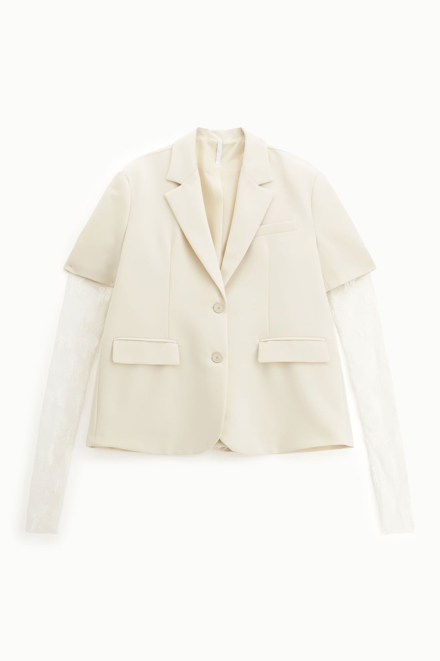 Oversized Blazer Lace Sleeves