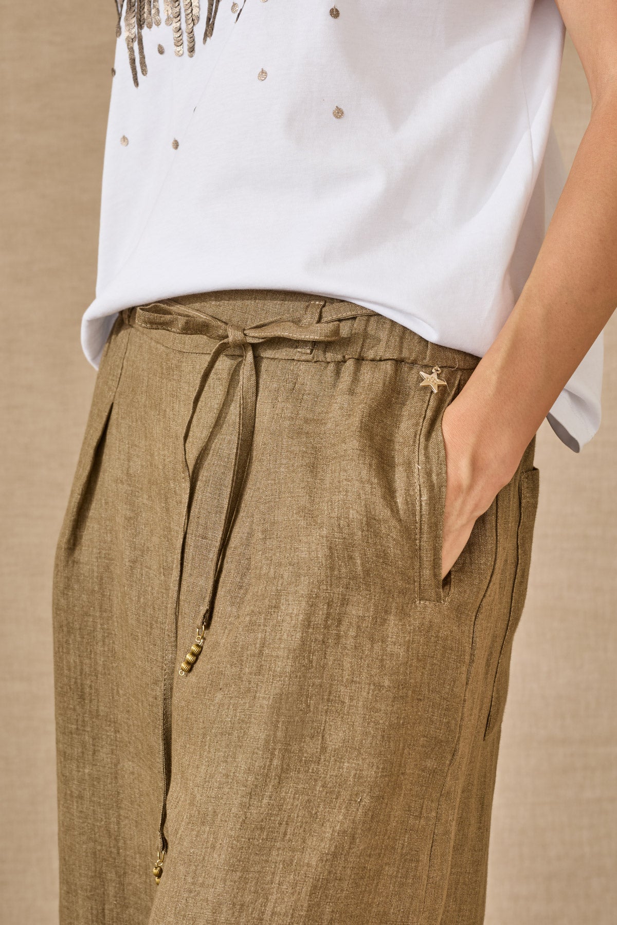 Linen Palazzo Pants