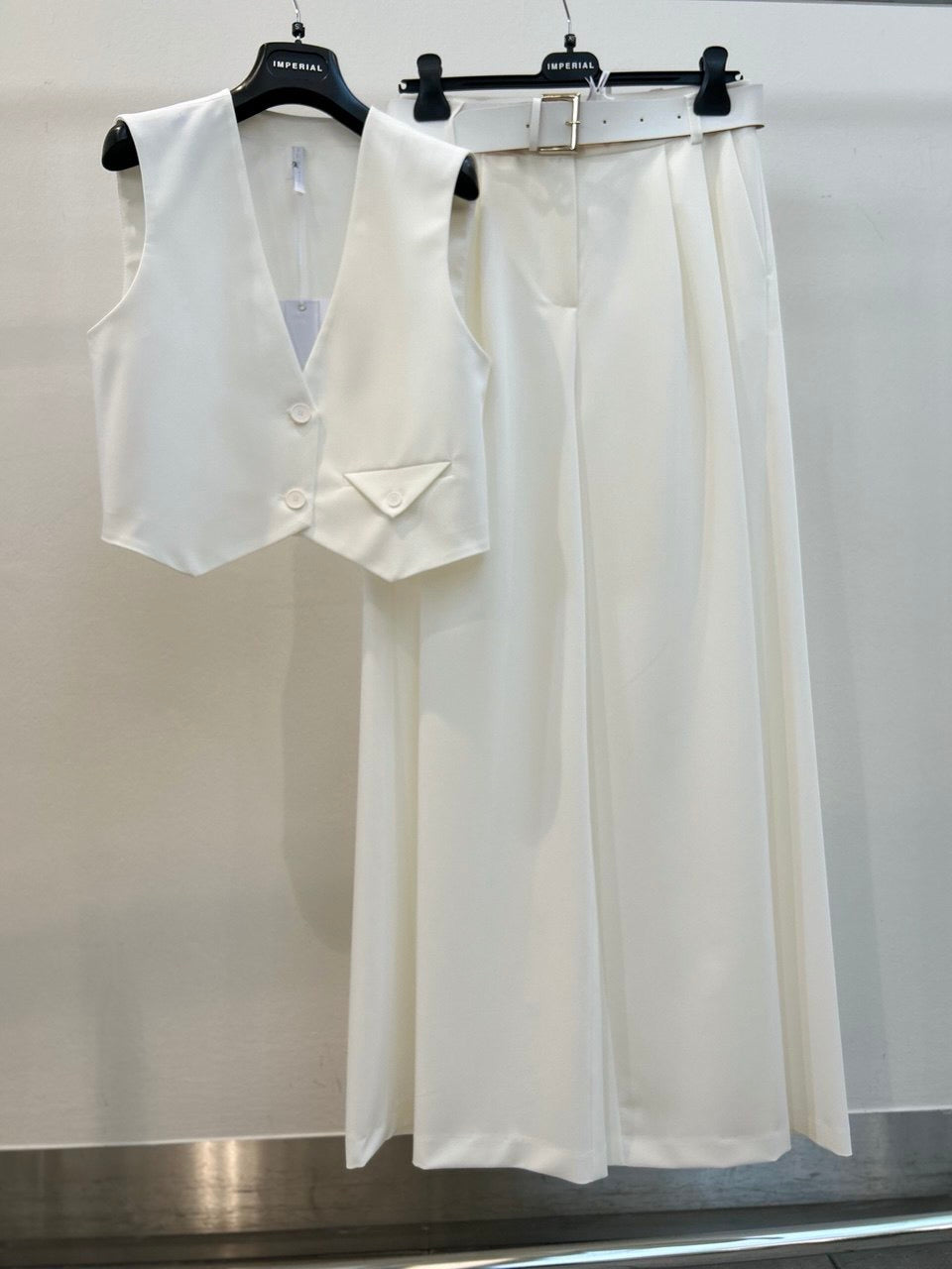 Wide Pants with Belt