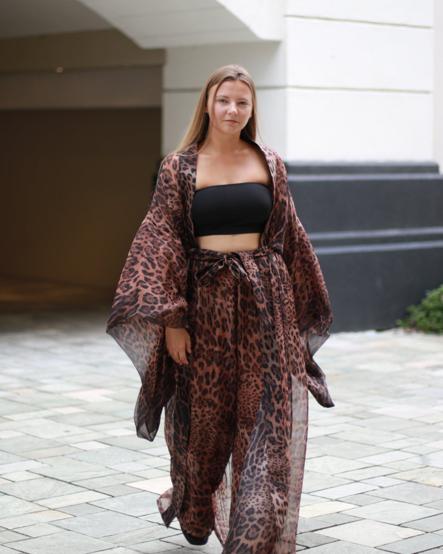 Classic Kimono Chiffon/Leo