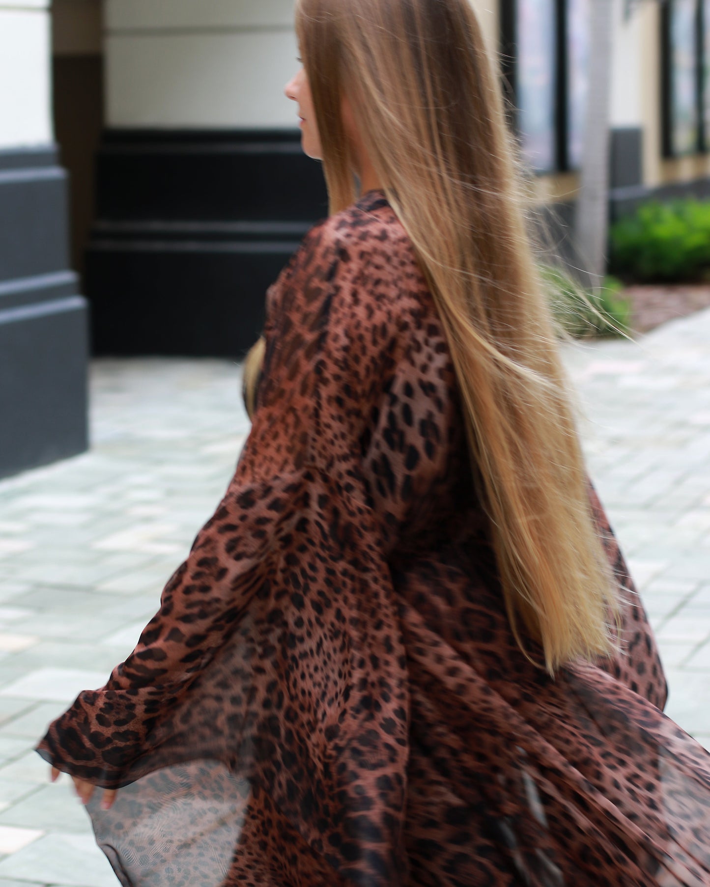 Classic Kimono Chiffon/Leo