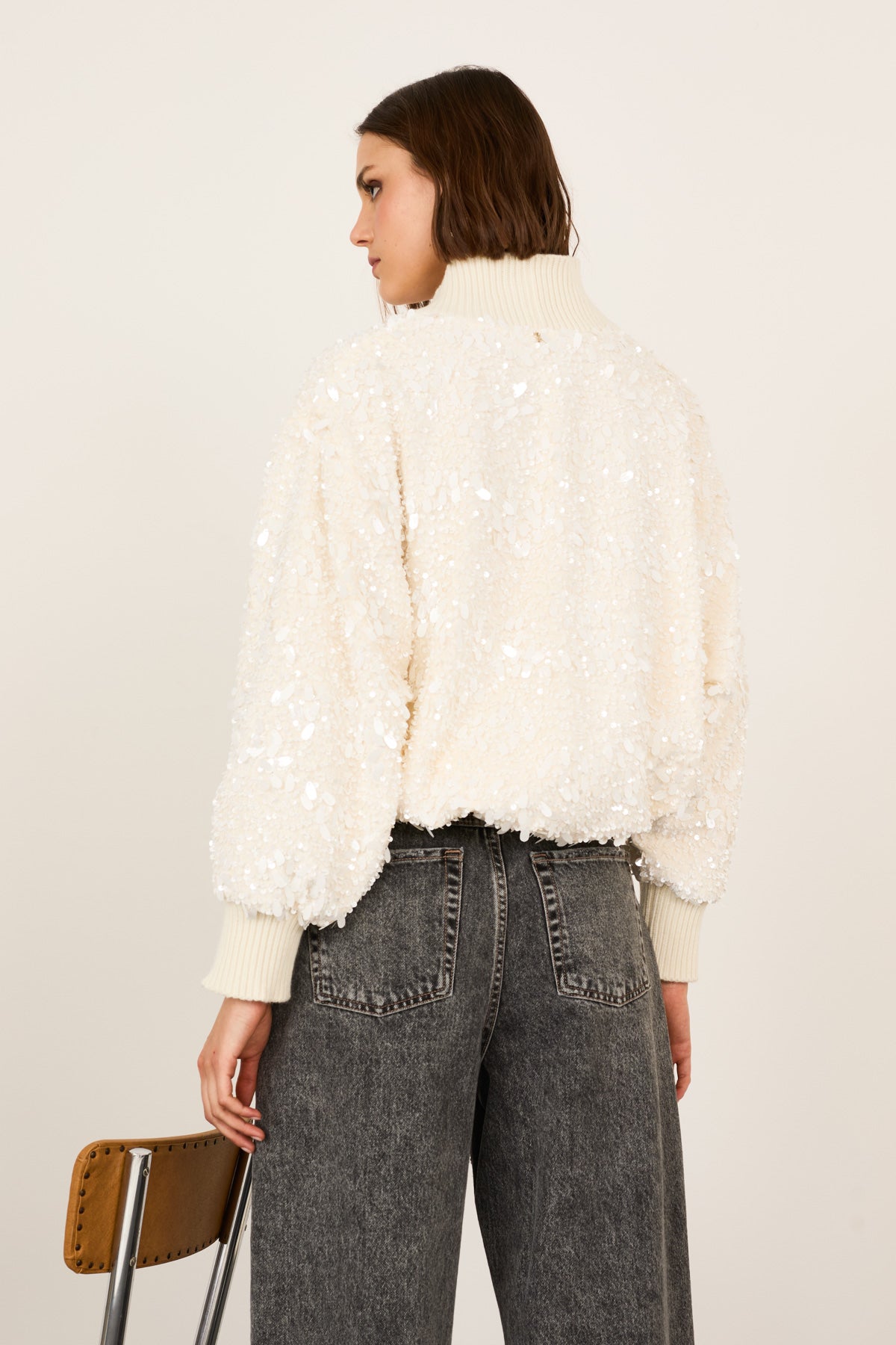 Sequin Bomber