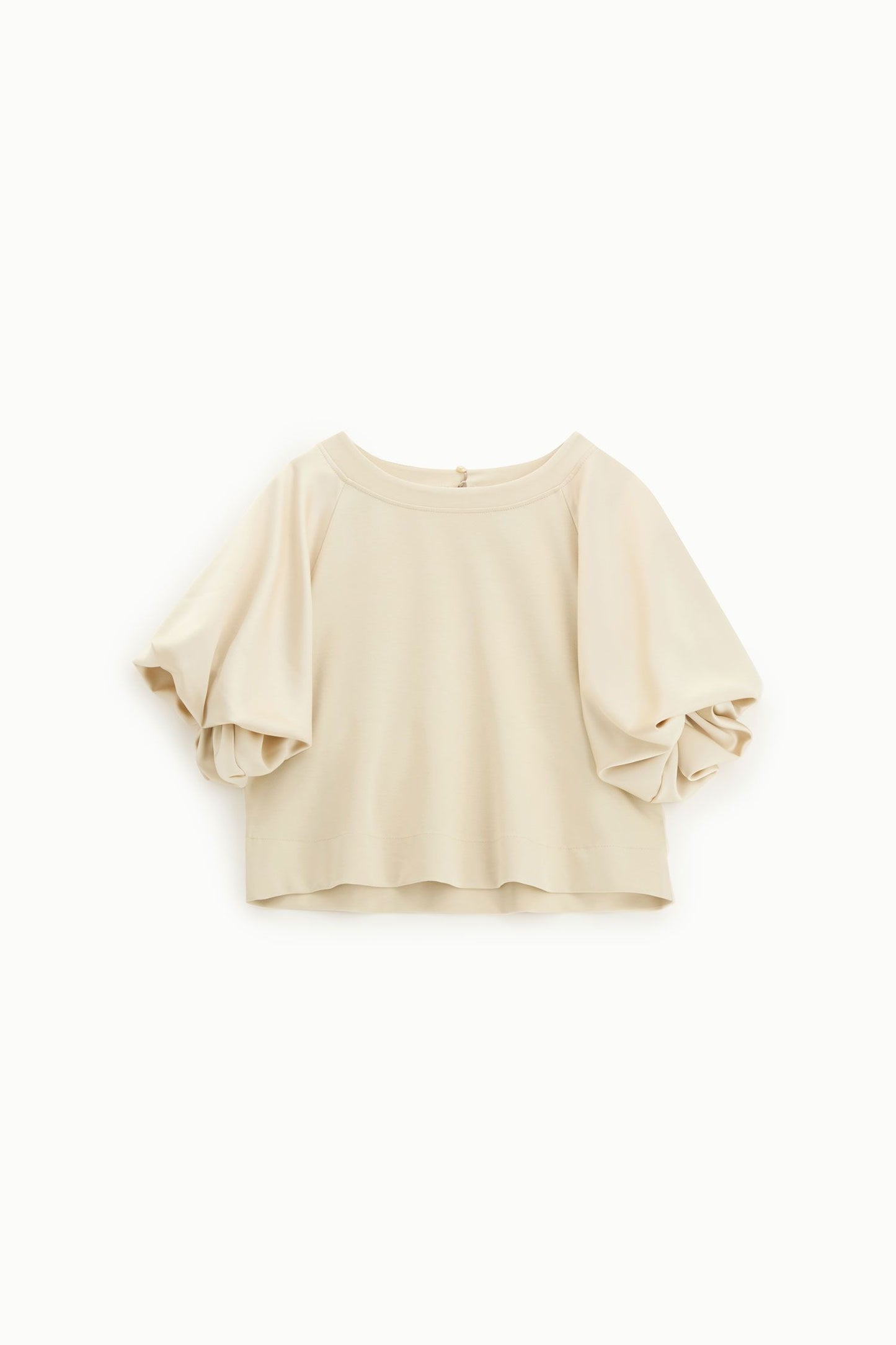 Sweatshirt With Puffy Sleeves