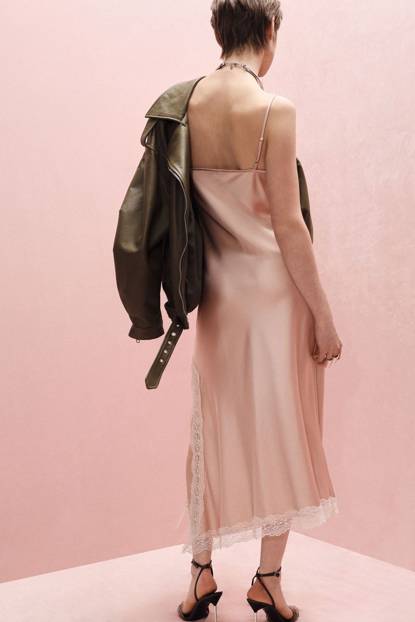 Long Dress with Lace