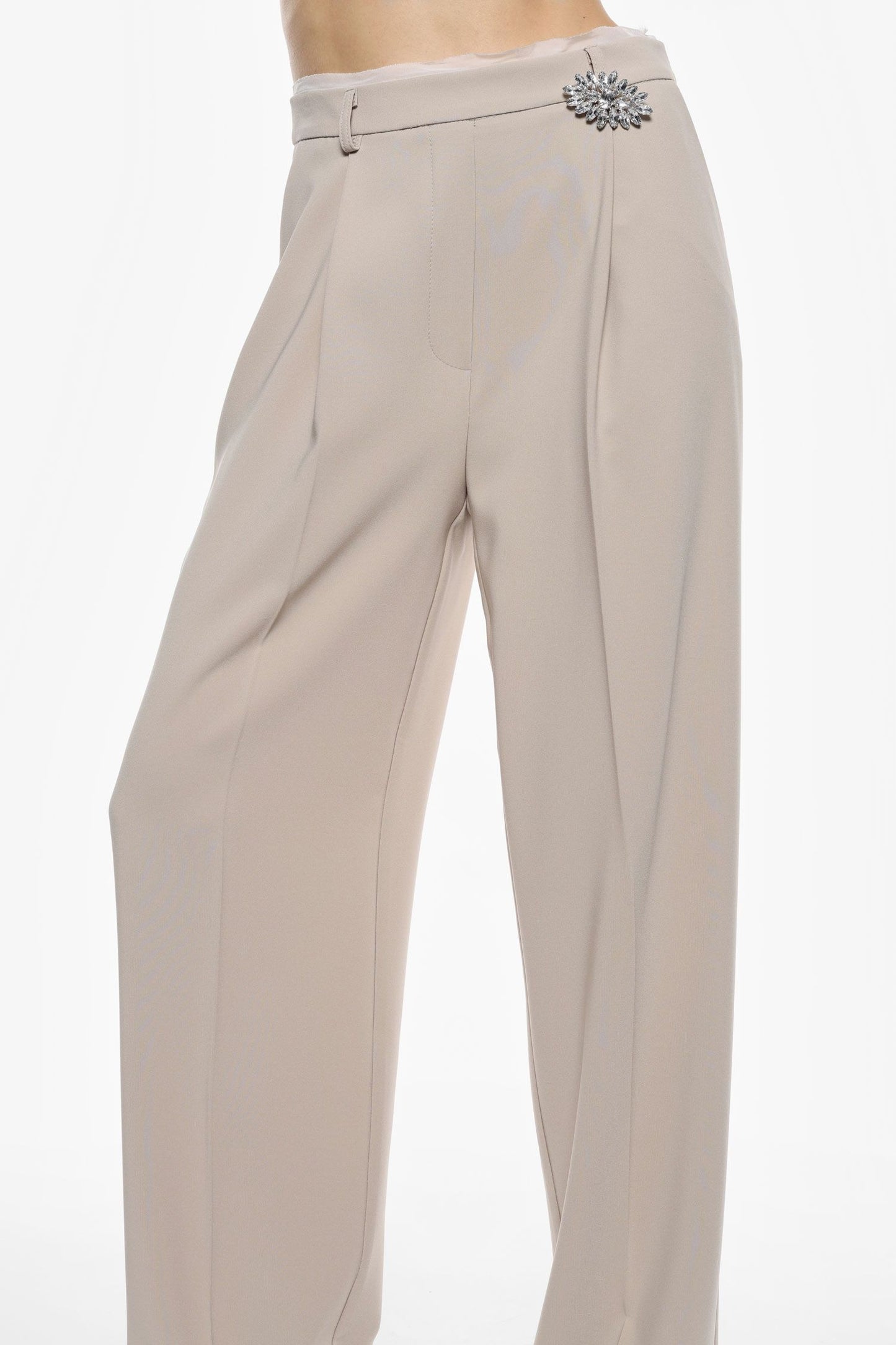 Pants with Brooch