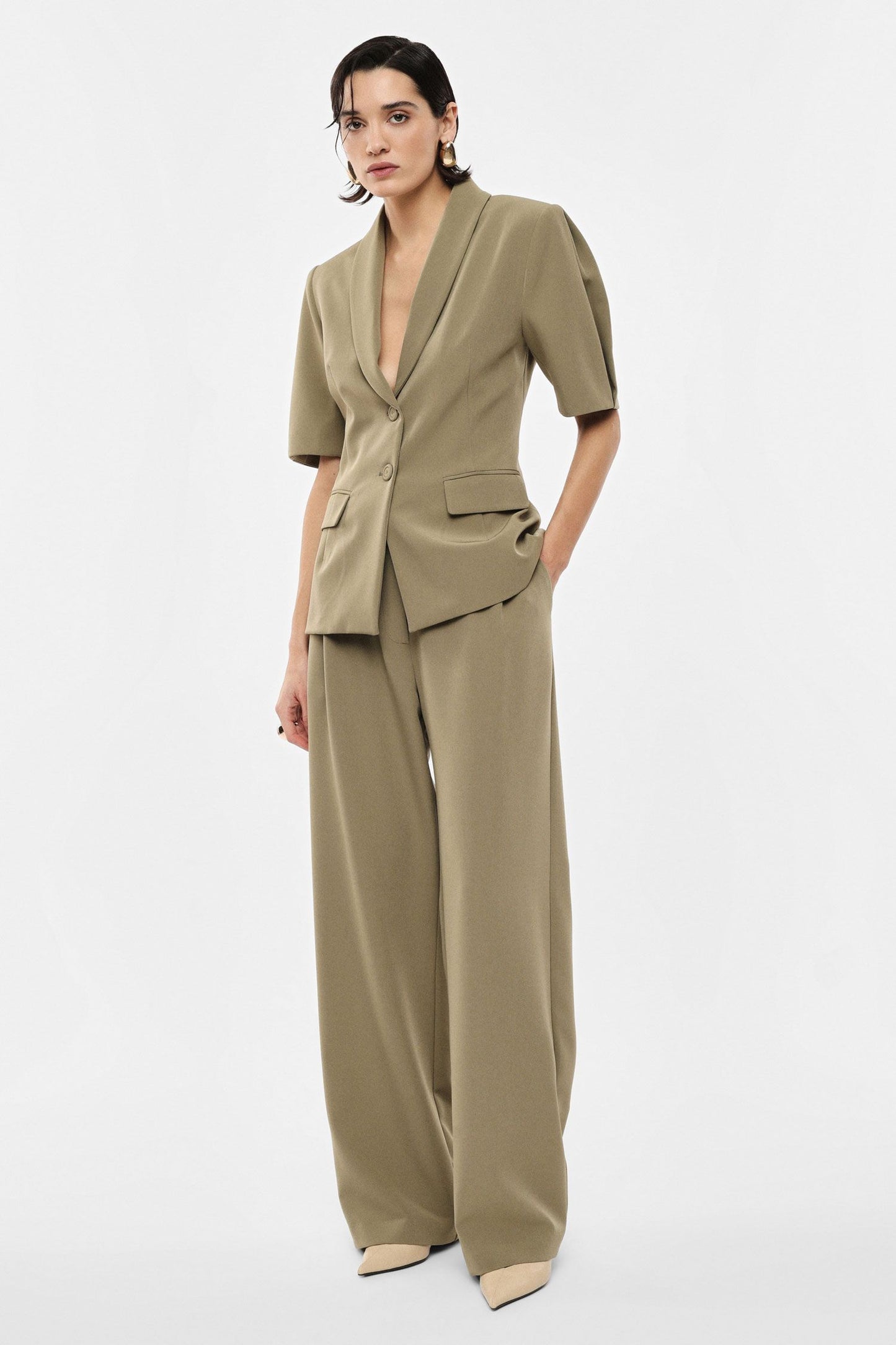 Pleats Hidden Pants
