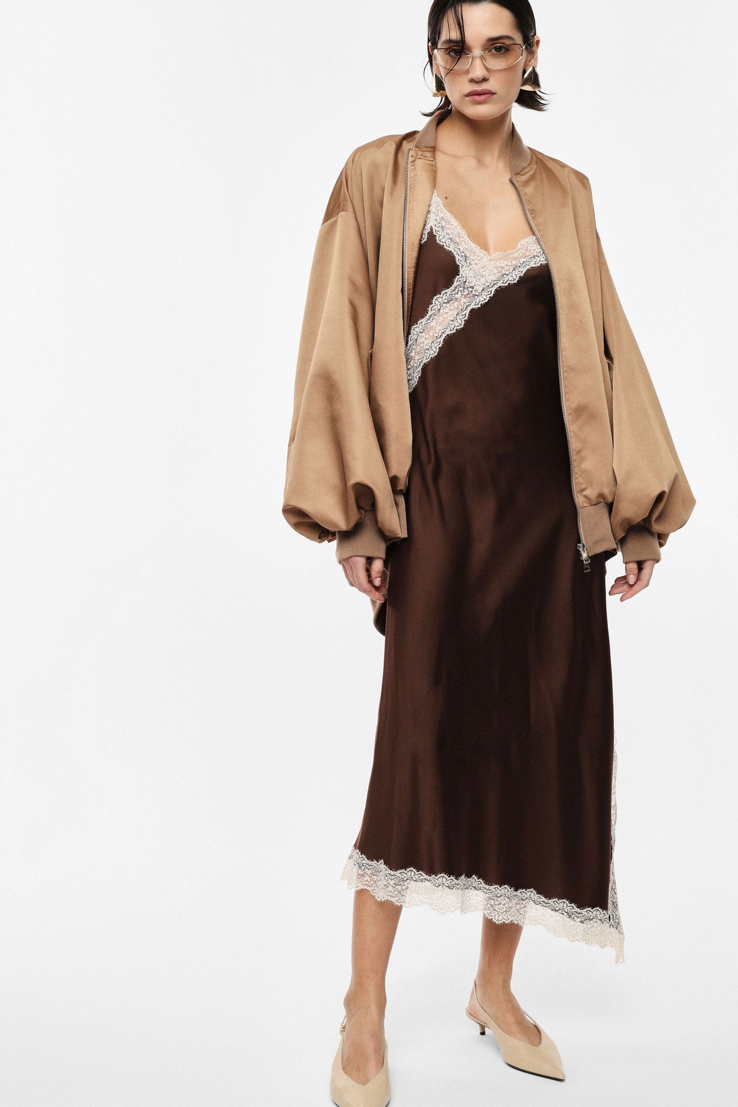 Long Dress with Lace