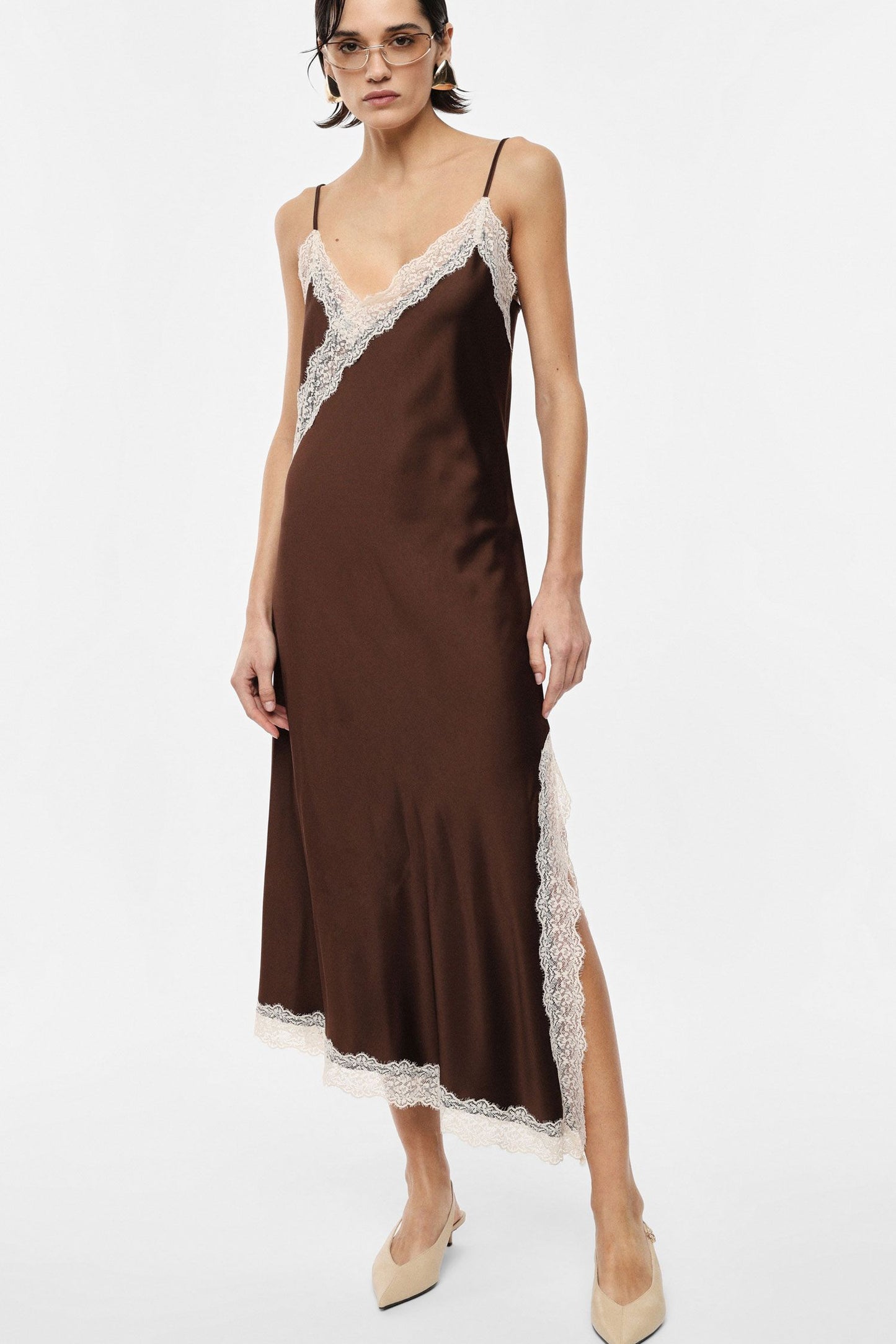 Long Dress with Lace