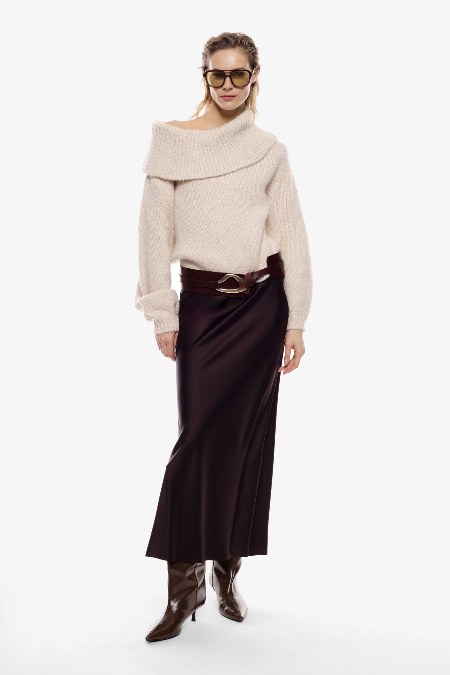 Satin Maxi Skirt IM