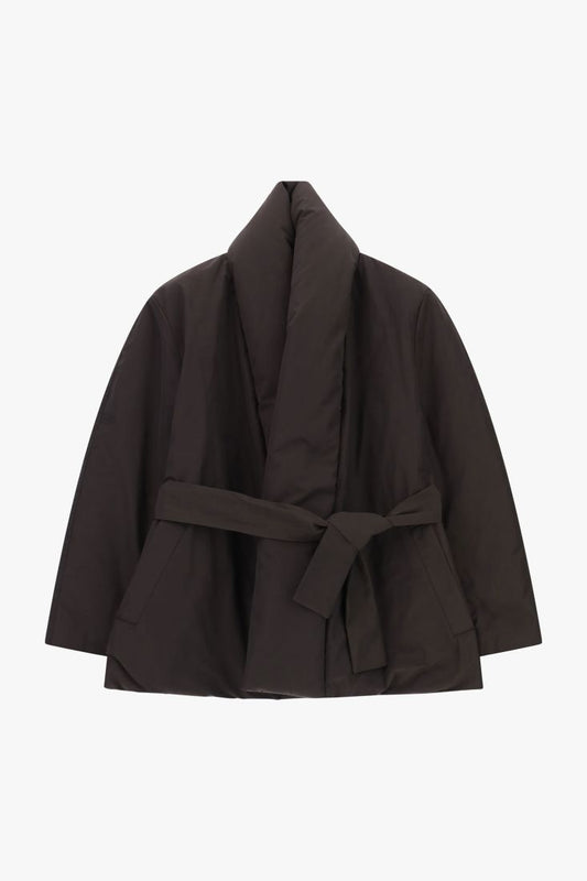 Quilted Jacket with Belt