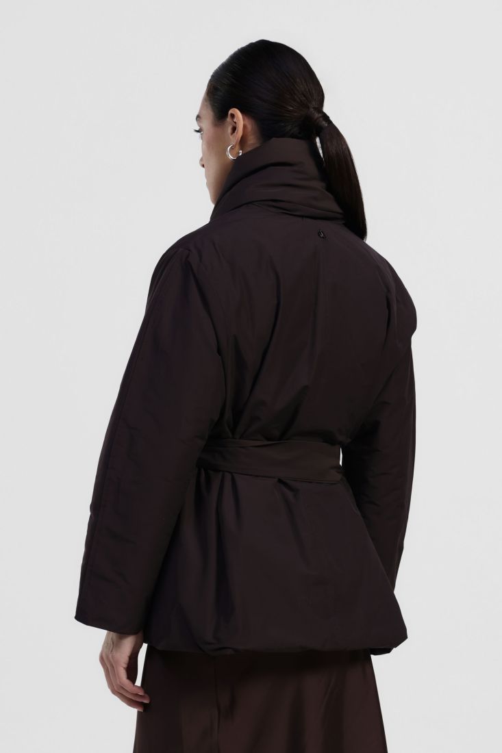 Quilted Jacket with Belt