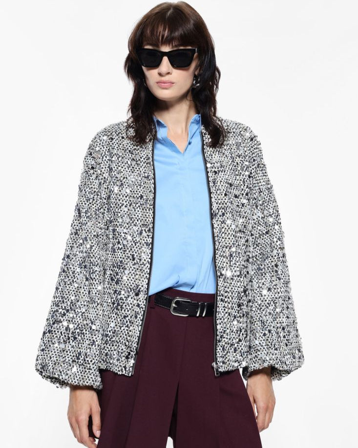 Sequin Bomber