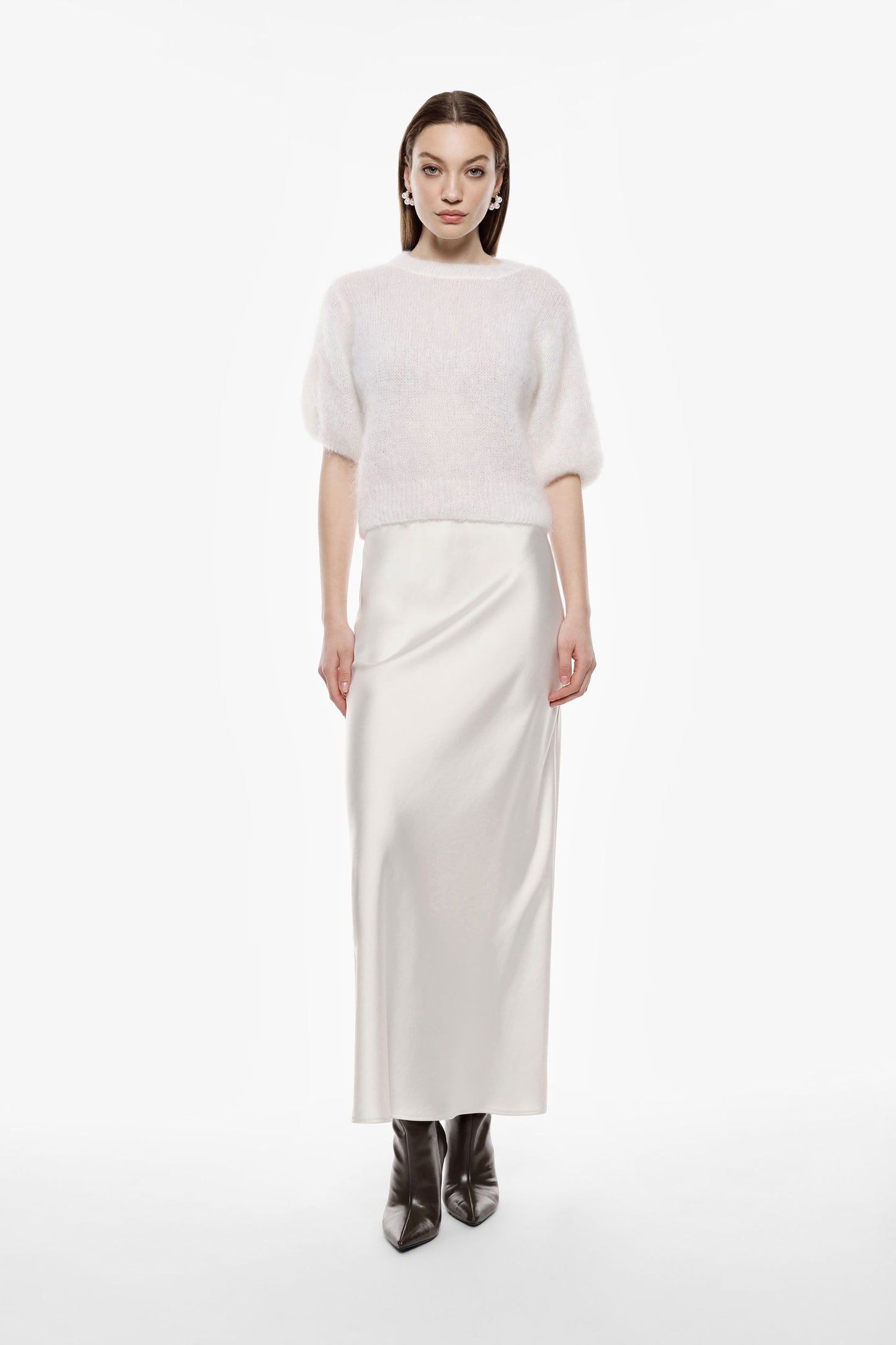Satin Maxi Skirt IM