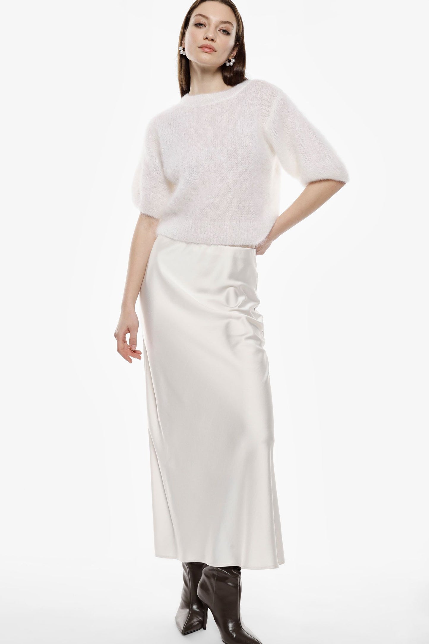 Satin Maxi Skirt IM
