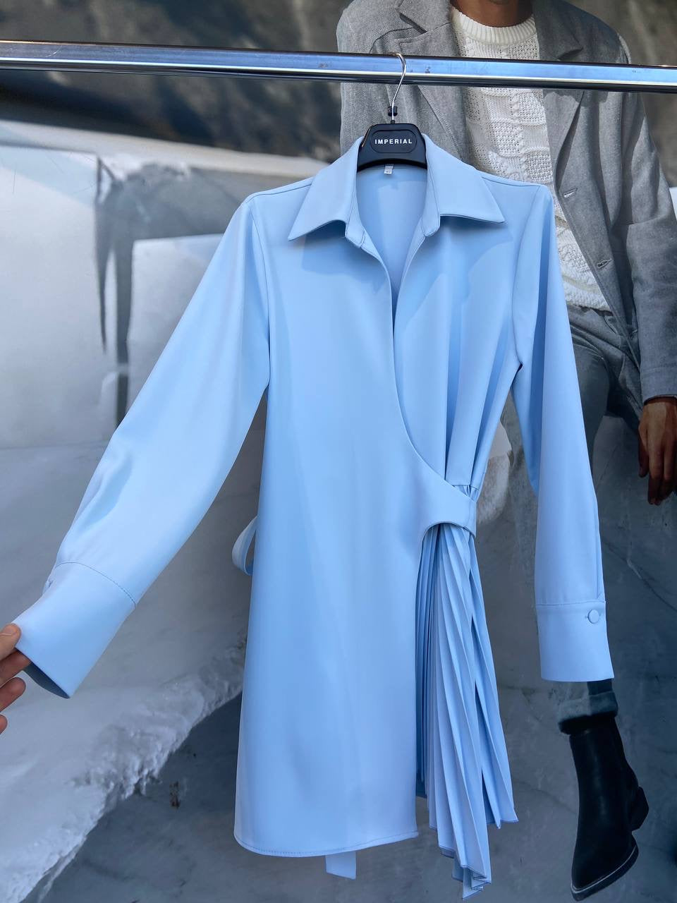 Short Dress Pleated