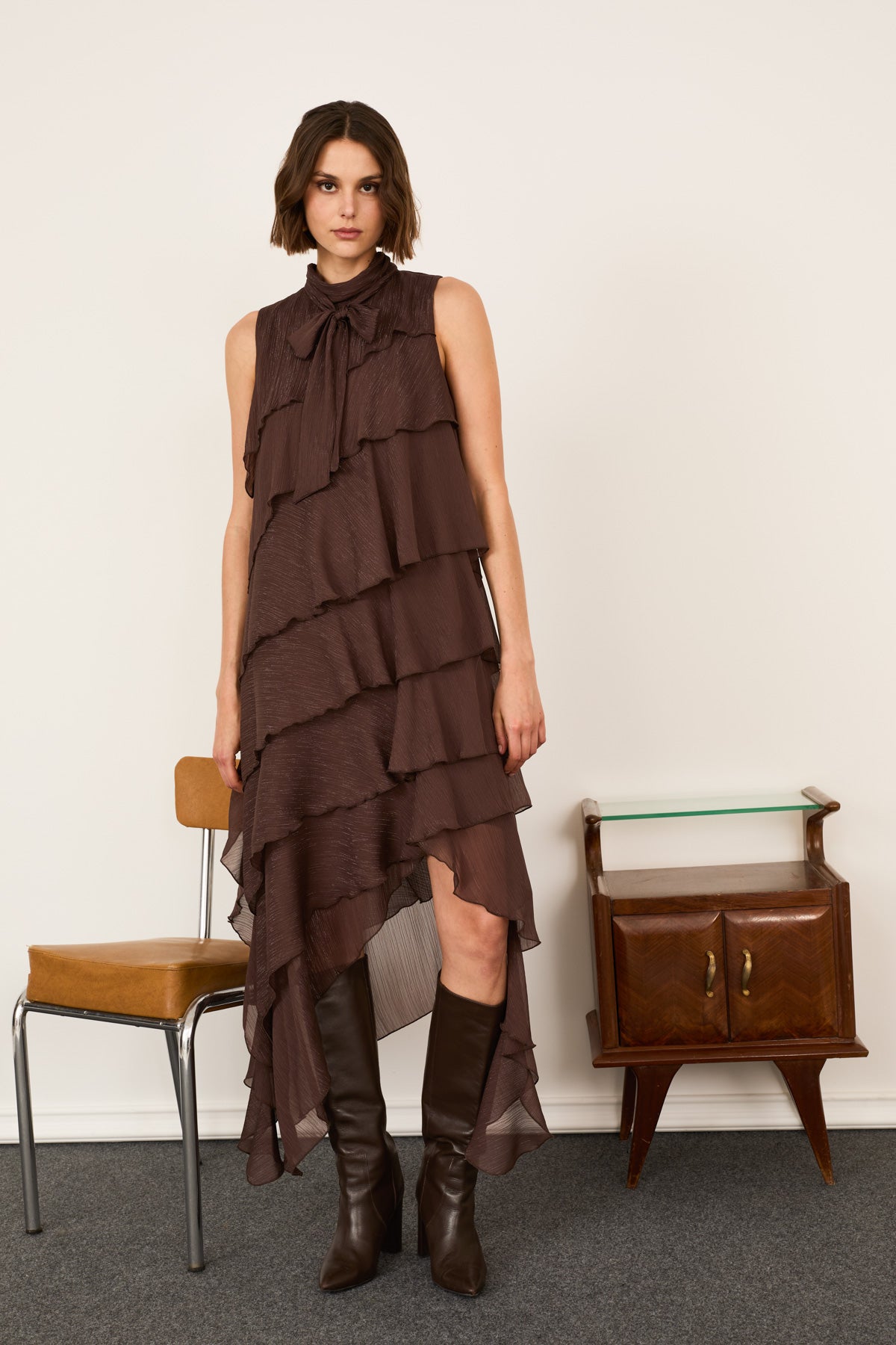 Wavy Dress Long PL
