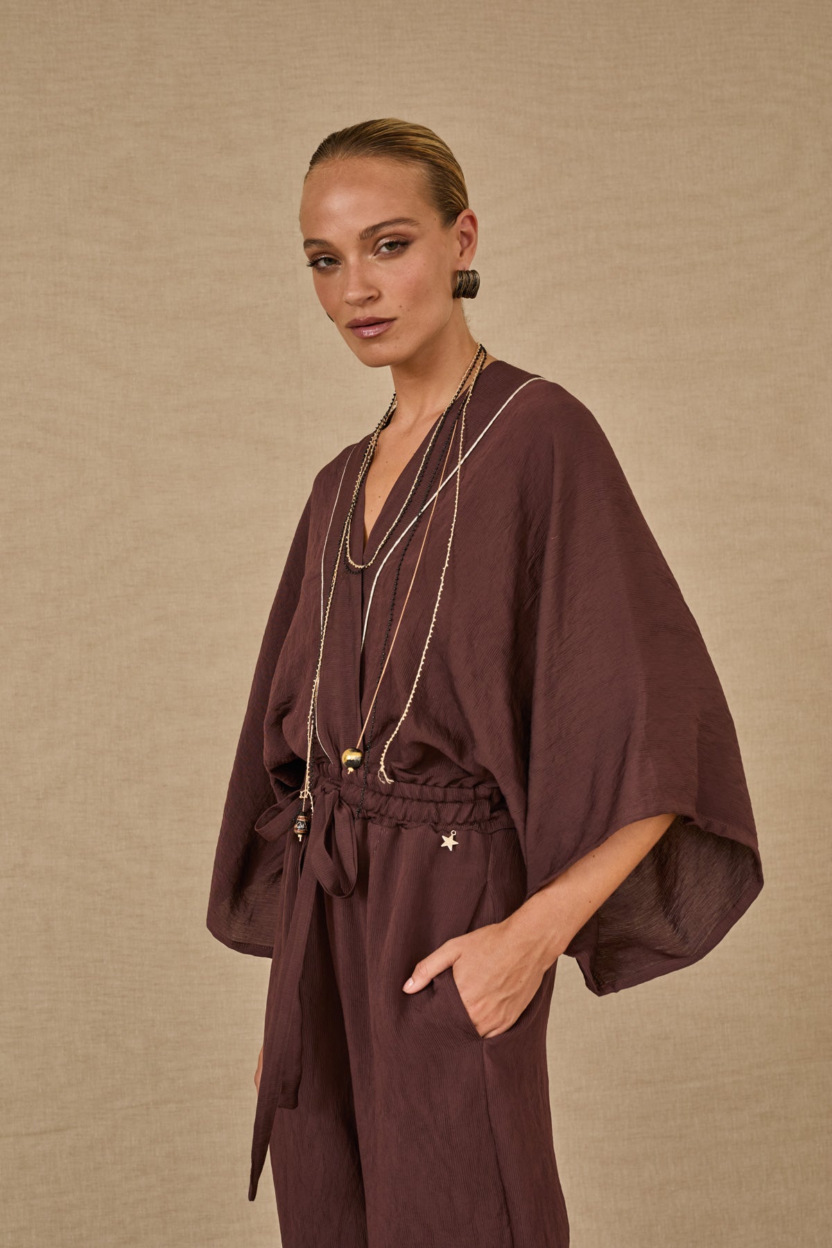 Jumpsuit With V-neck