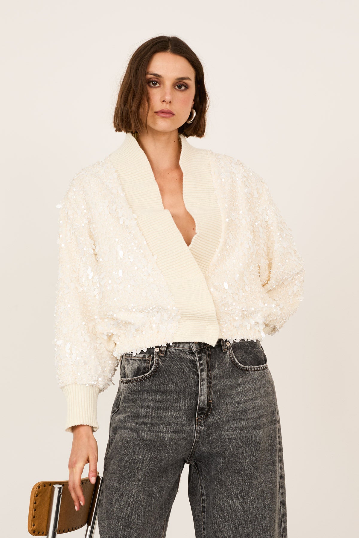 Sequin Bomber