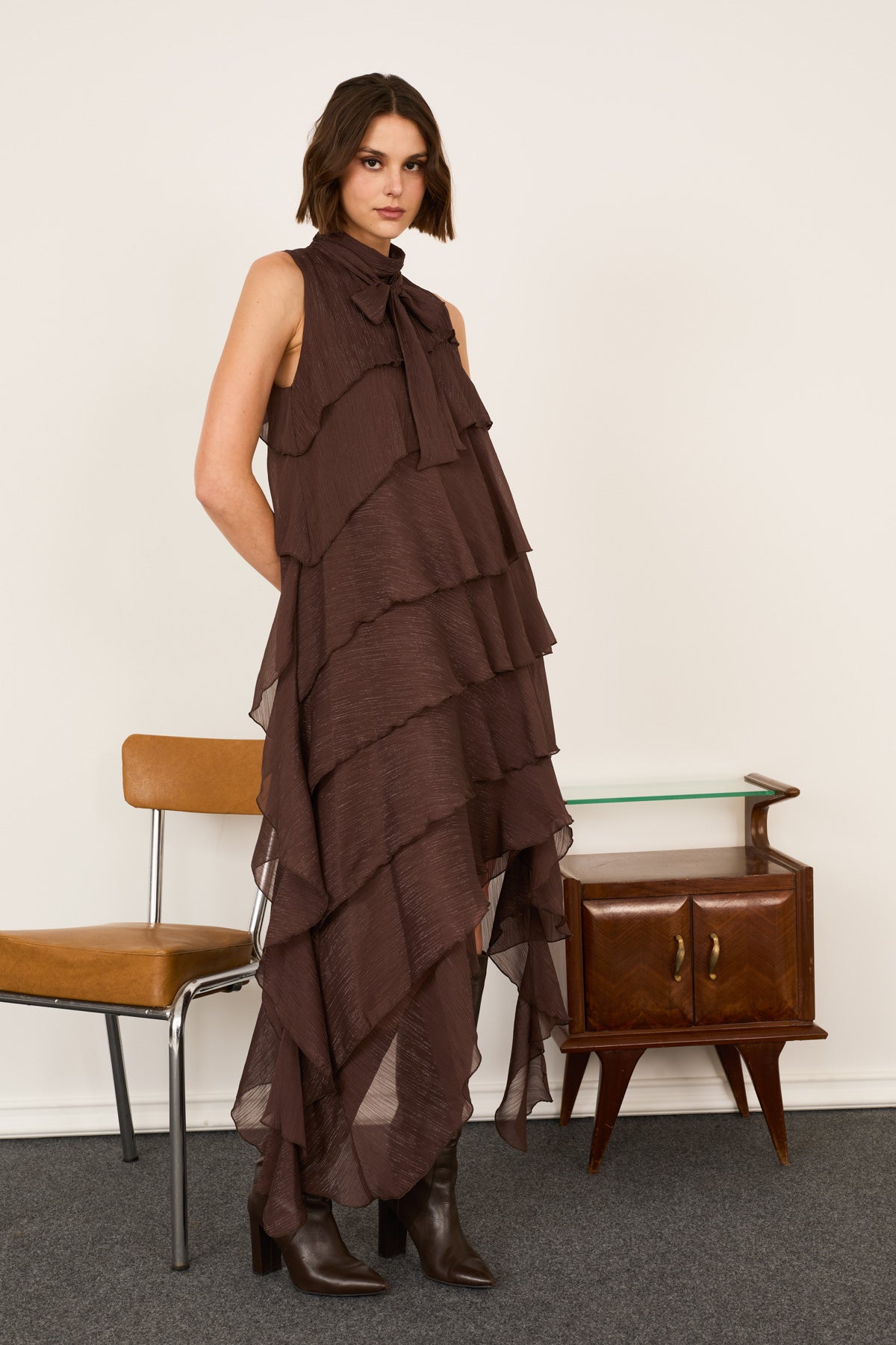 Wavy Dress Long PL