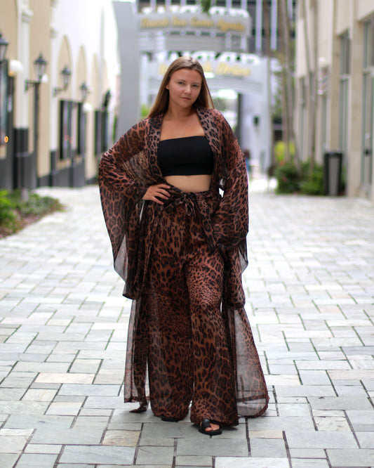 Classic Kimono Chiffon/Leo
