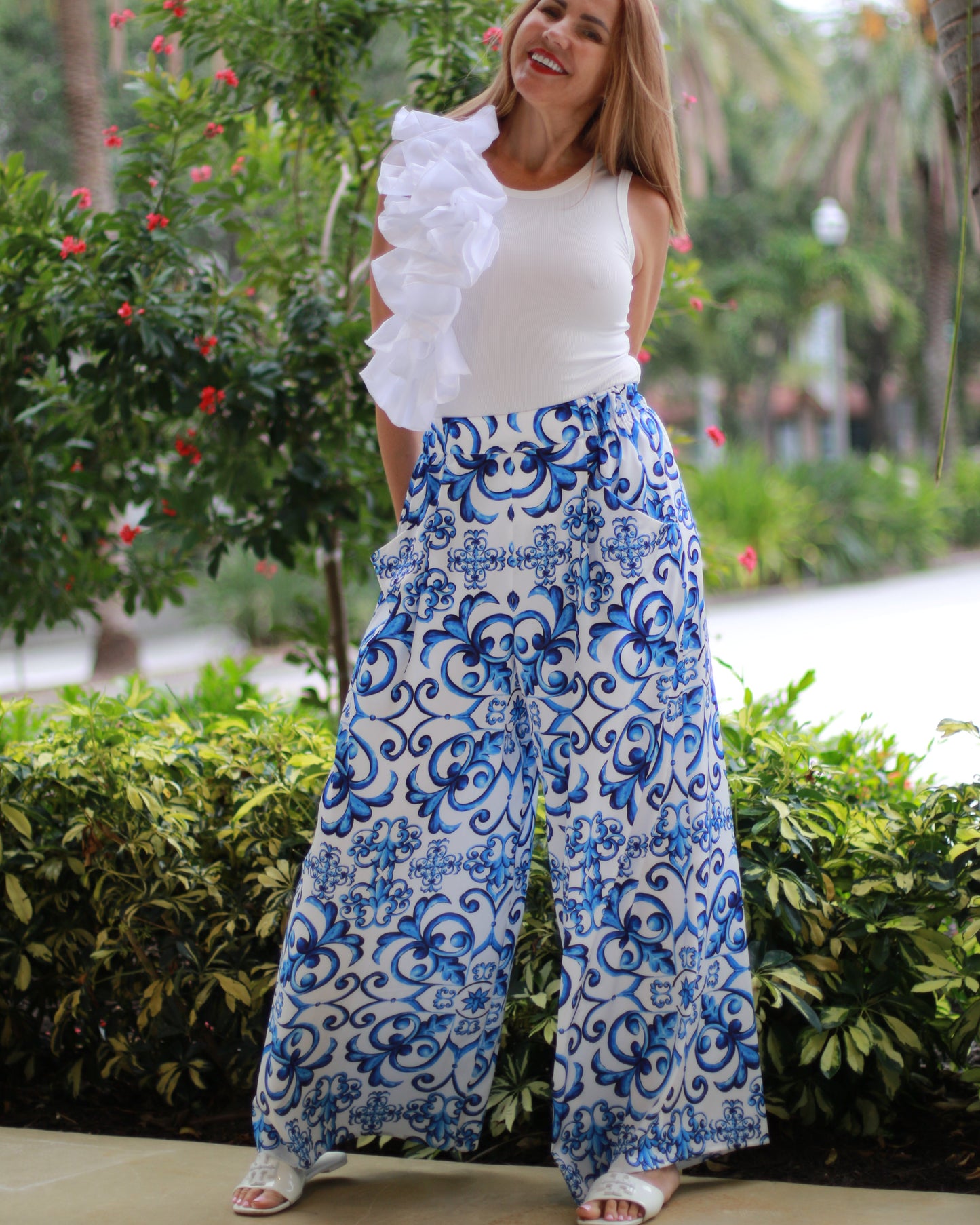 Zara Pants/Majolica