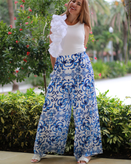 Zara Pants/Majolica