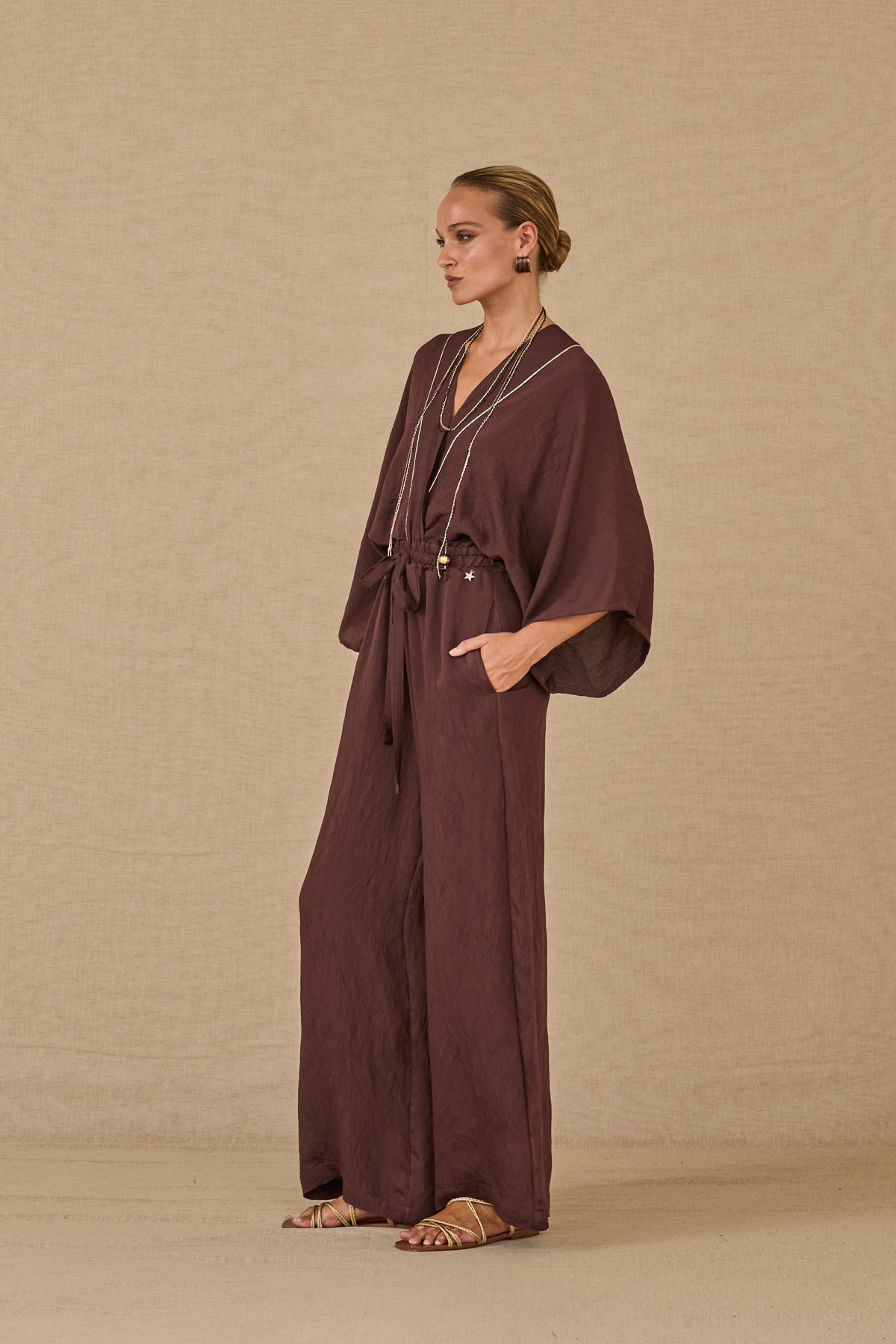 Jumpsuit With V-neck
