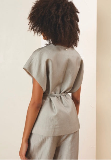 PRIVEE Silver Vest