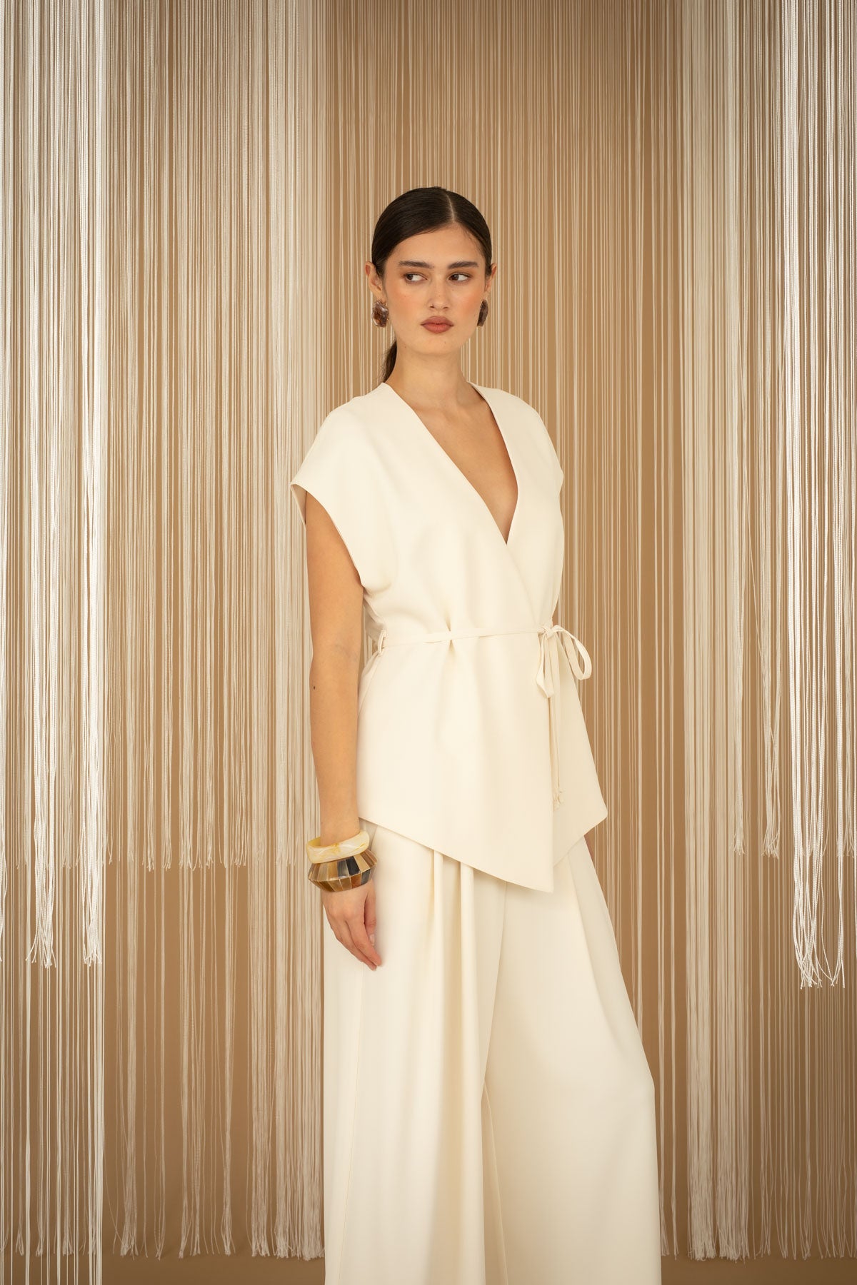 Tie-Front Vest