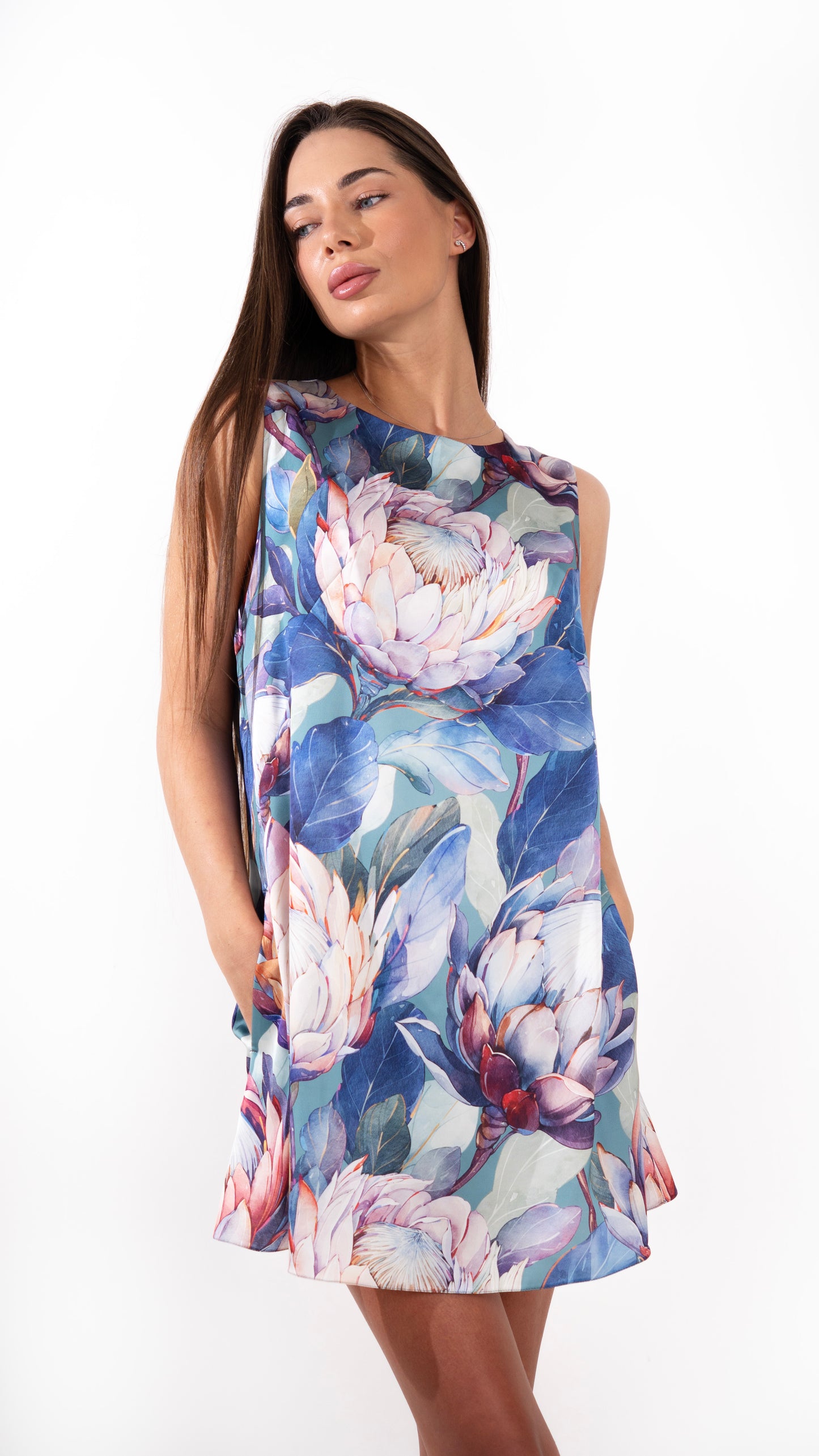 Natasha Dress Short/Protea