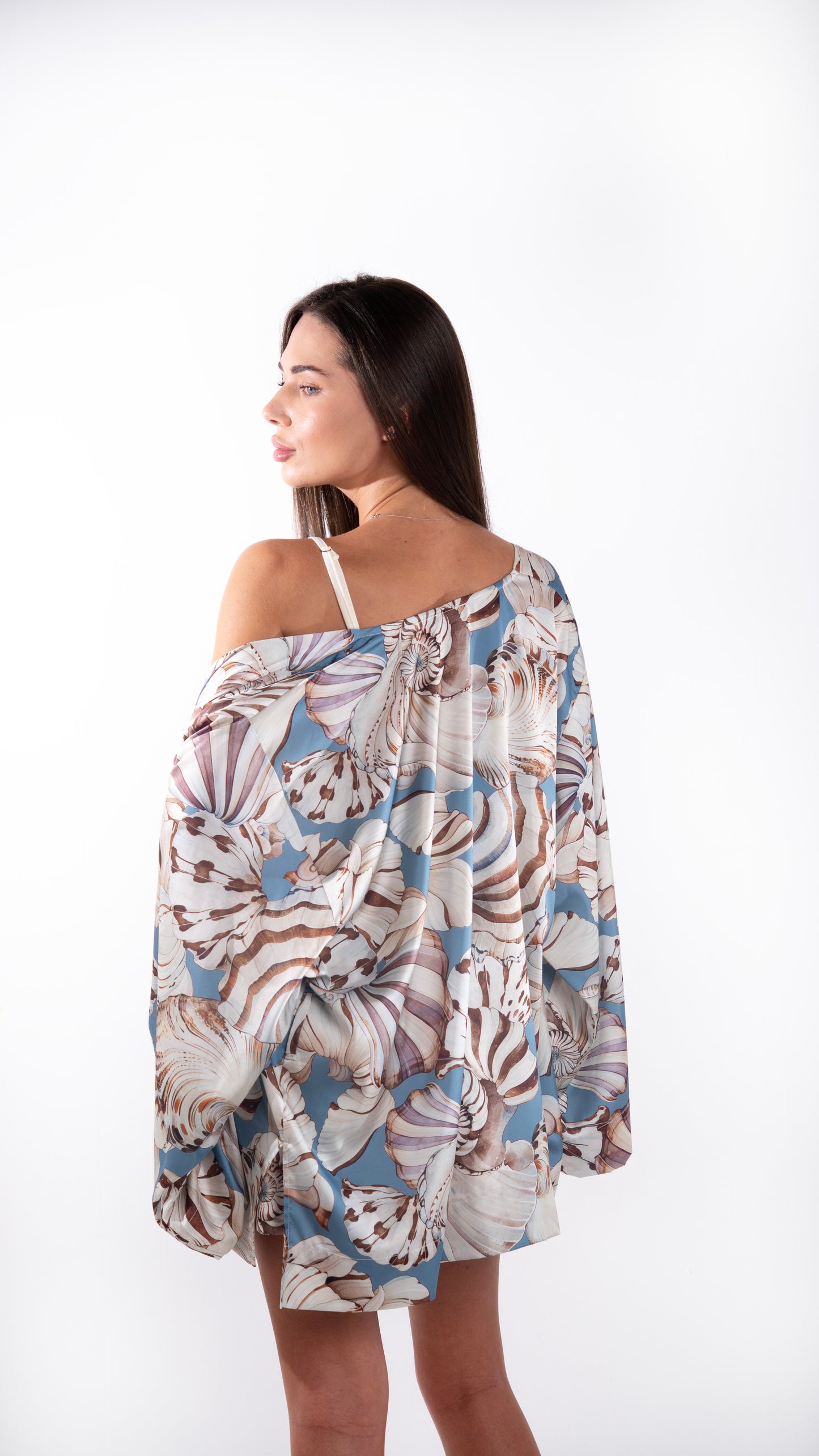 Bali Kimono/Blue Shells