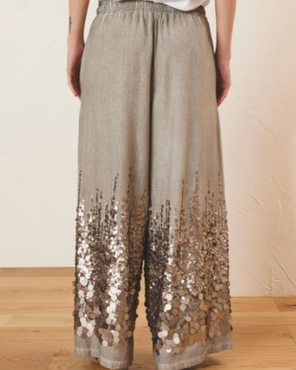 PRIVEE Pants with Sequins
