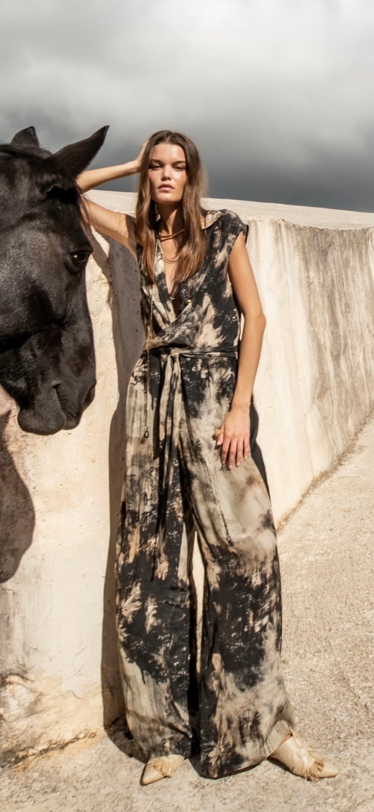 PRIVEE  Pants Forest