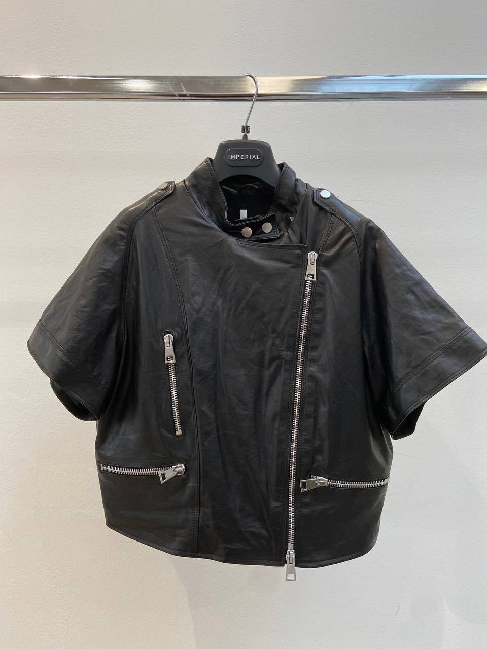 Leather Jacket Short