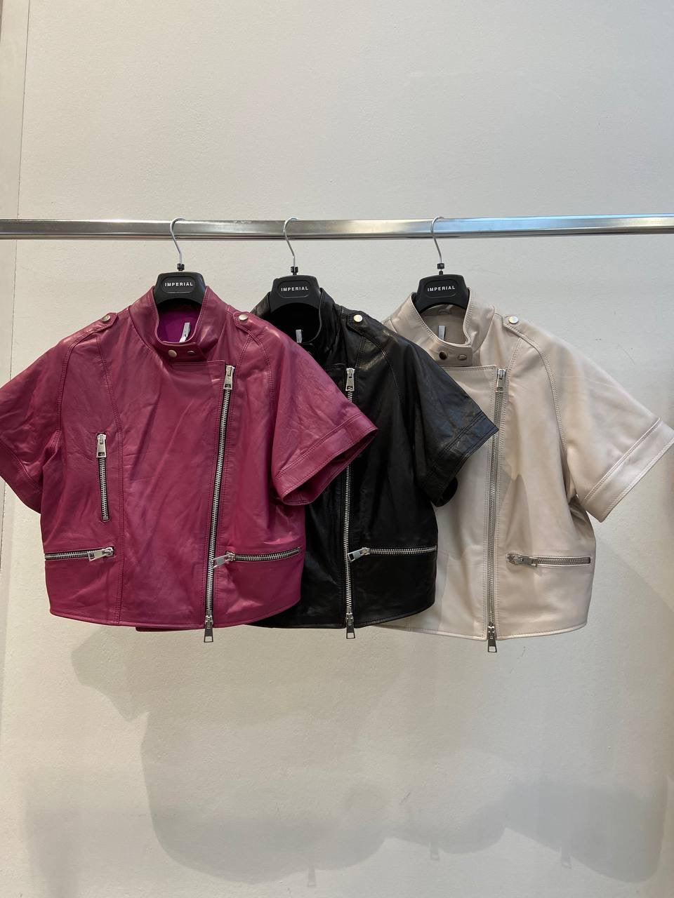 Leather Jacket Short