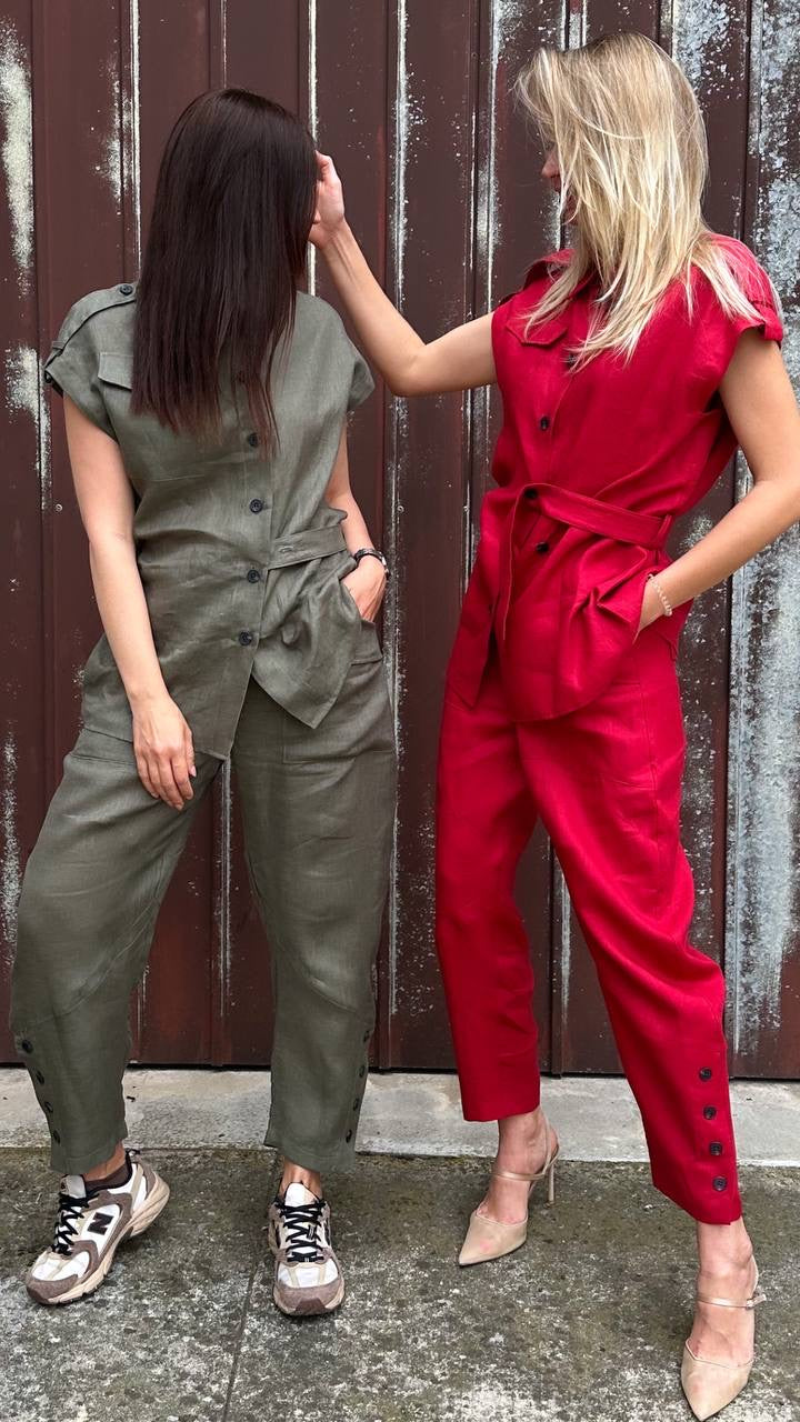 Linen Suit Pants