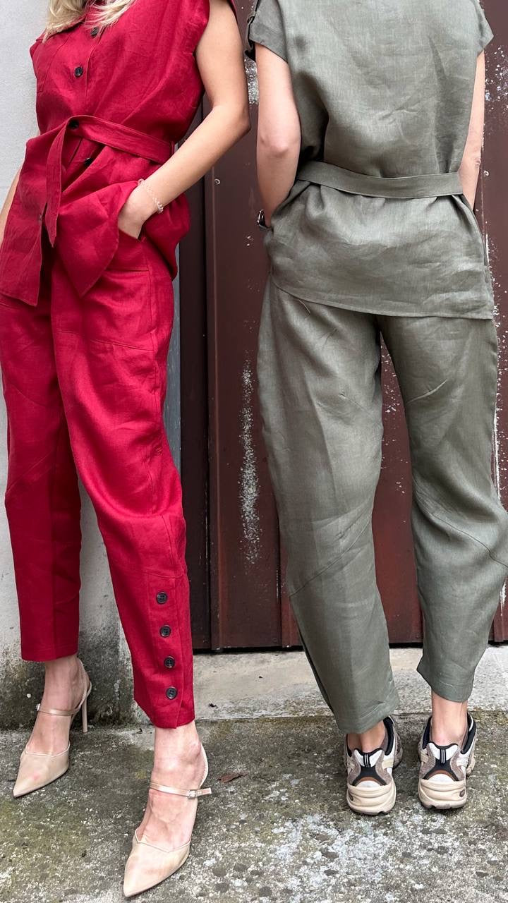 Linen Suit Pants