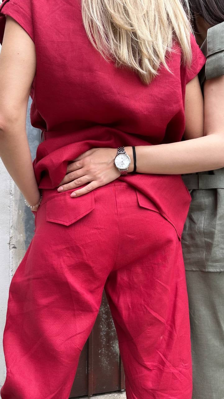 Linen Suit Pants