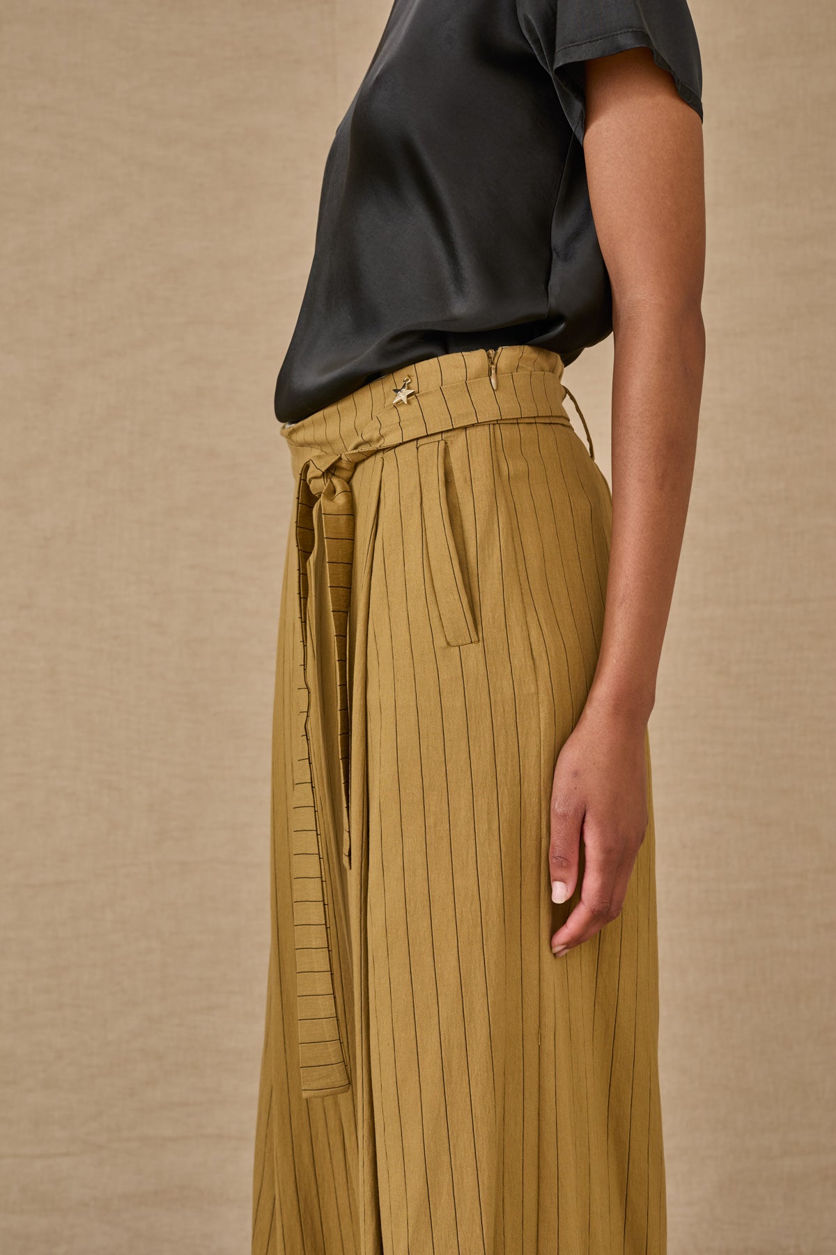 PRIVEE Pants Desert