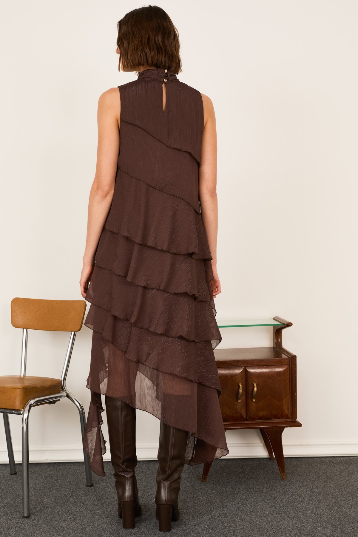 Wavy Dress Long PL