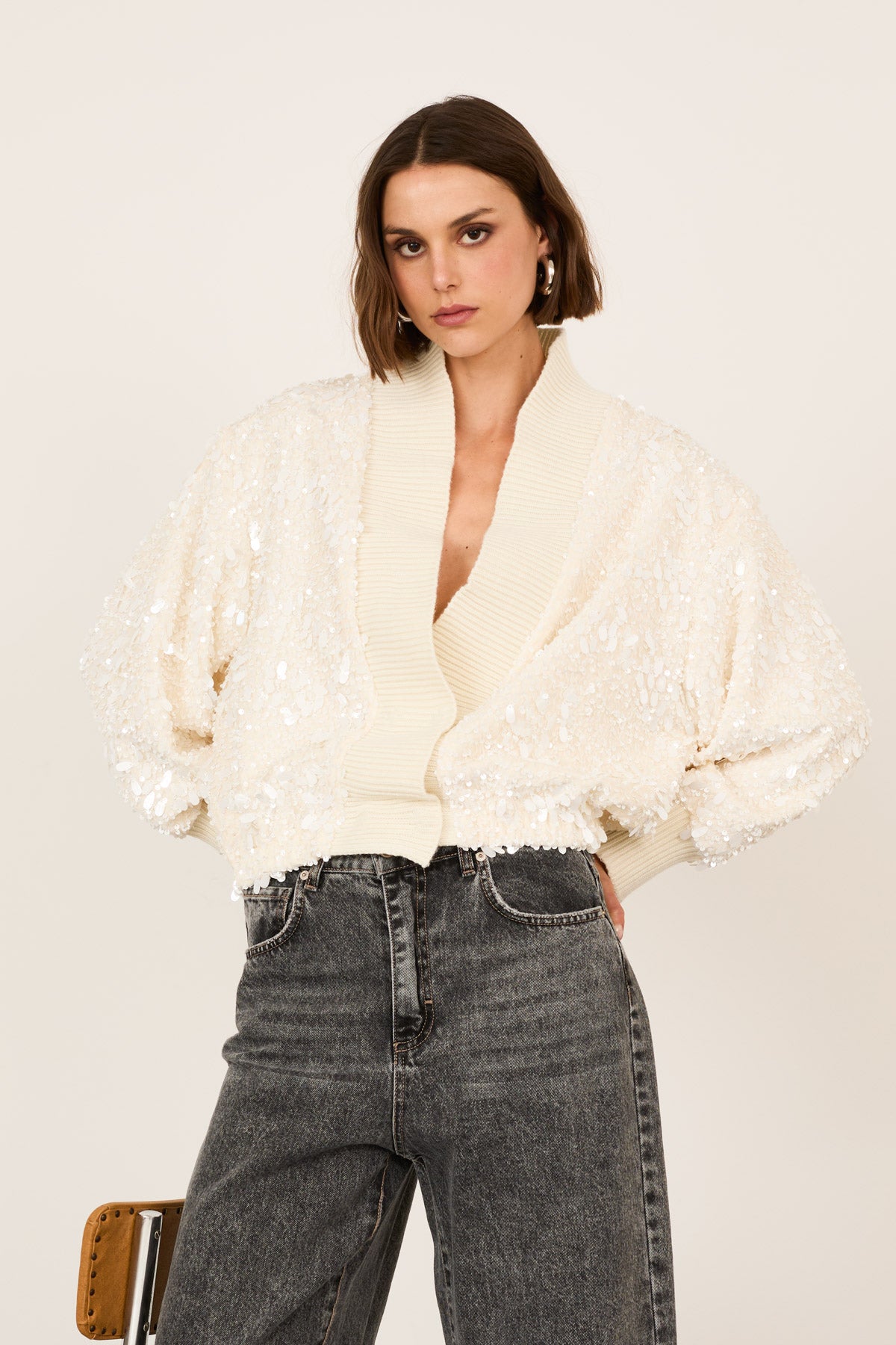 Sequin Bomber