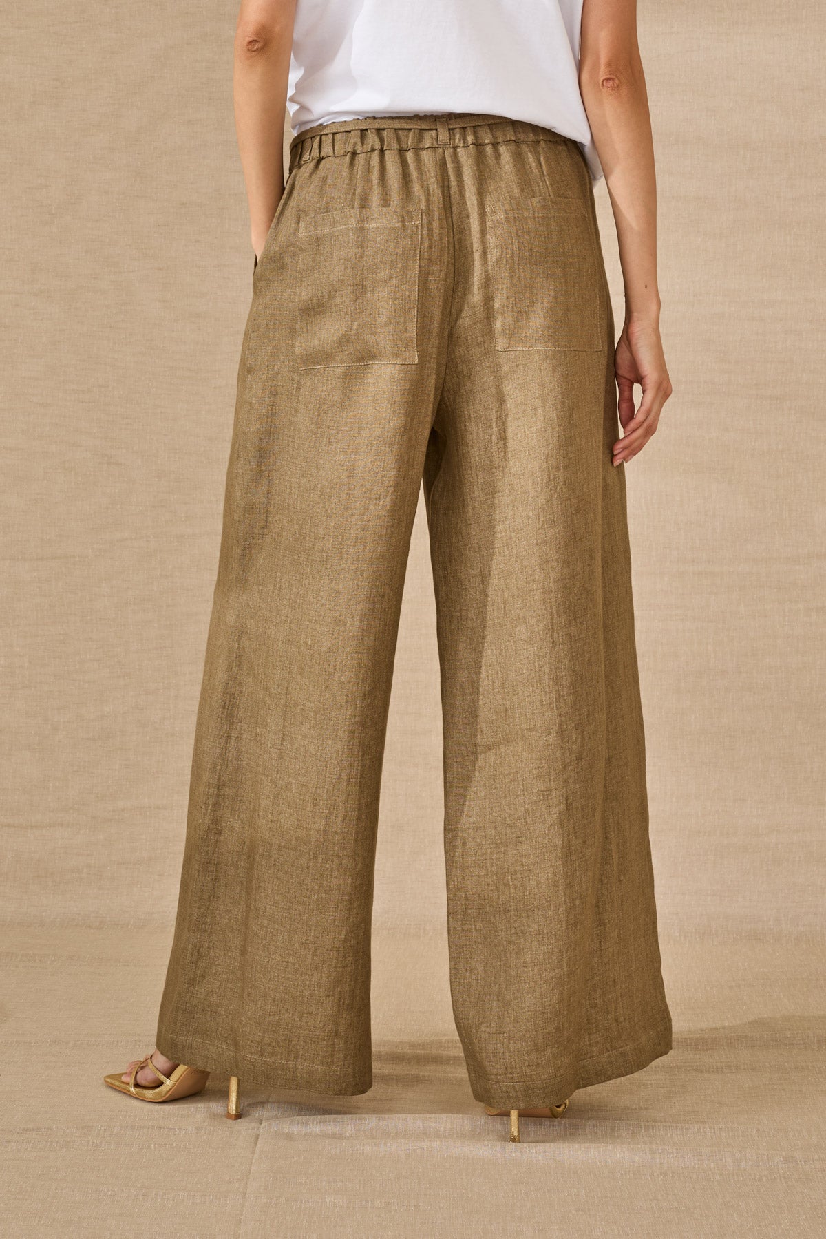 Linen Palazzo Pants