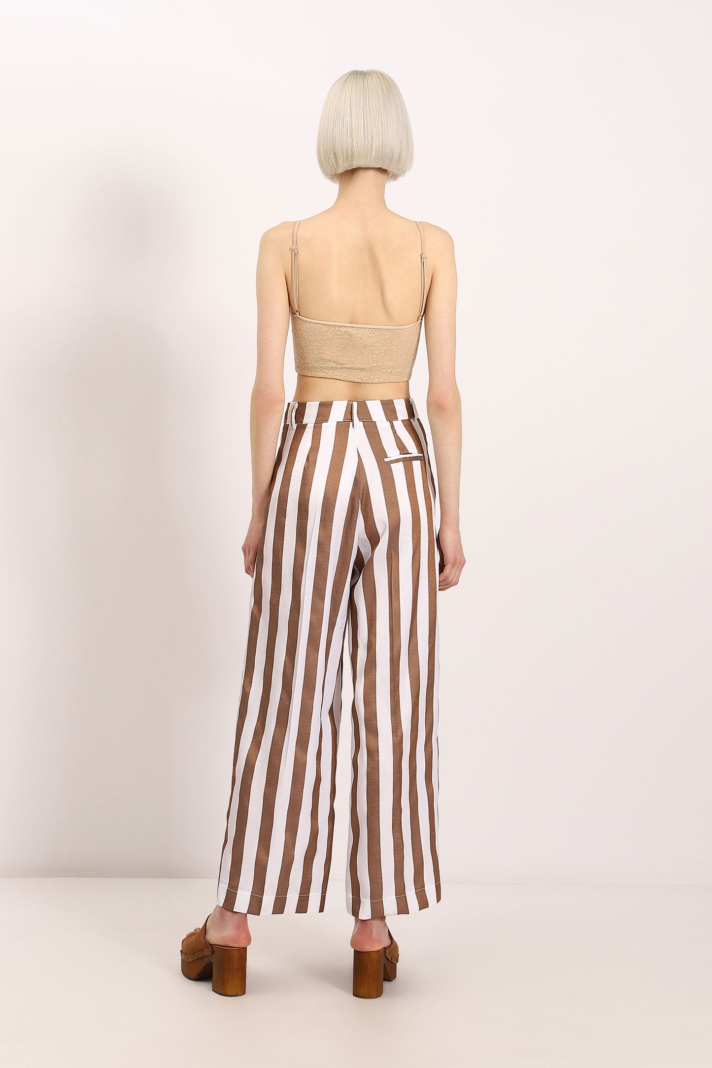 Striped Palazzo Suit